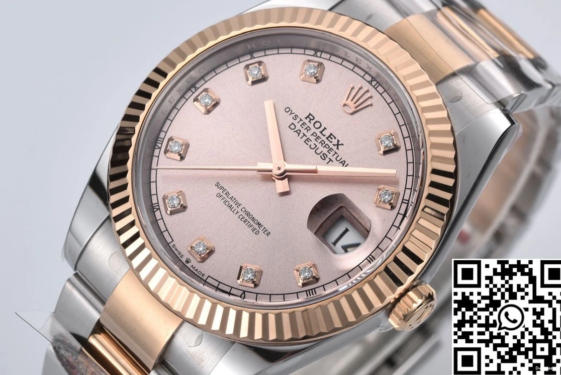 Clean Pink M126331-0003 Factory Dial Datejust Rolex 0502